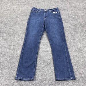 Levis Jeans Womens 10 30x30 Blue Dark Wash Classic Straight Denim Mid Rise